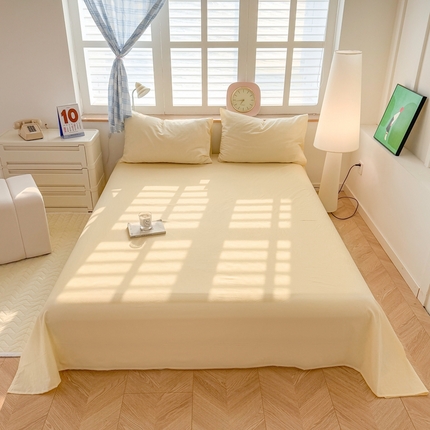 91家纺网 家纺一手货源 找家纺 （总）温眠 2025新款A类全棉色织水洗棉床单