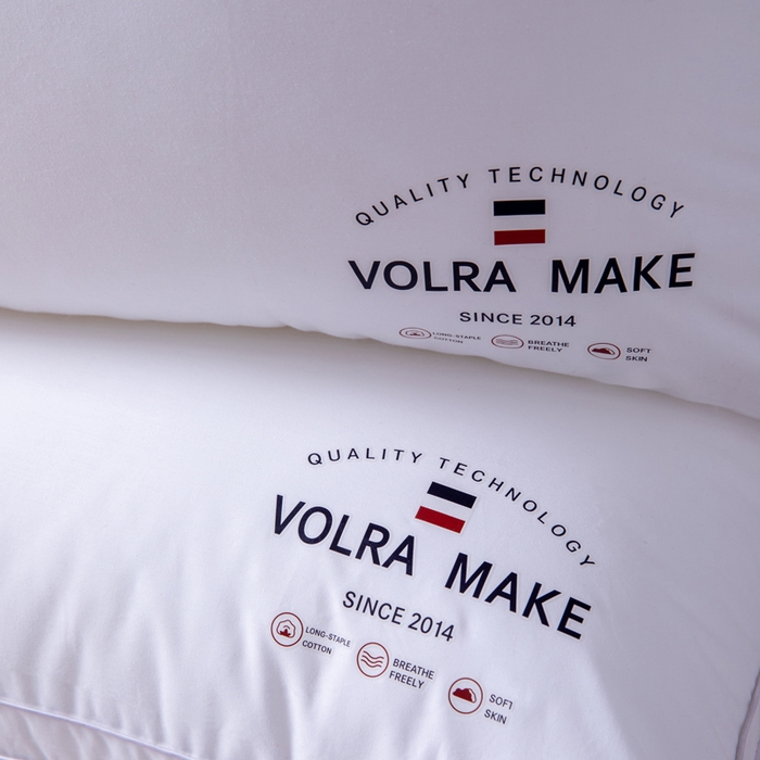 91家纺网 家纺一手货源 找家纺 凌云家纺 2025新款全棉高中低枕60新疆长绒棉立体5星级酒店枕纯棉白色枕 全棉高枕芯