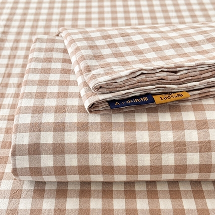 91家纺网 家纺一手货源 找家纺 （总）温眠 2025新款A类全棉色织水洗棉床单