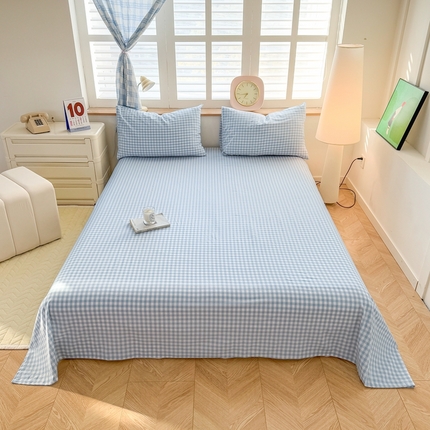 91家纺网 家纺一手货源 找家纺 （总）温眠 2025新款A类全棉色织水洗棉床单