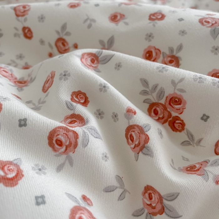 91家纺网 家纺一手货源 找家纺 仟网汇 2025新款小清新有氧针织棉双层纱系列四件套 勿忘我