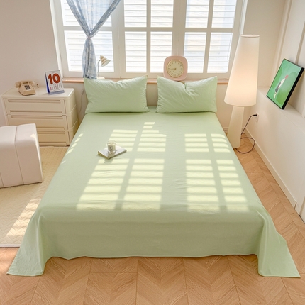 91家纺网 家纺一手货源 找家纺 （总）温眠 2025新款A类全棉色织水洗棉床单