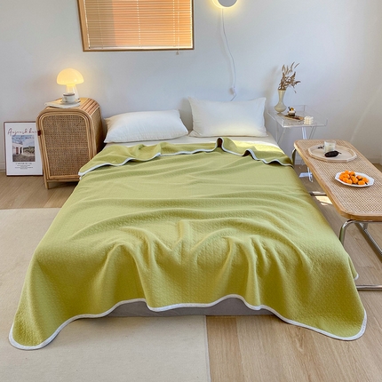 尺素 2025新款针织棉夏被系列-莫兰迪 莫兰迪-草绿