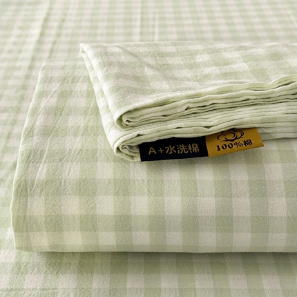 91家纺网 家纺一手货源 找家纺 （总）温眠 2025新款A类全棉色织水洗棉床单