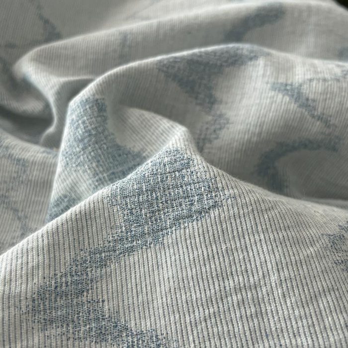 91家纺网 家纺一手货源 找家纺 ab家纺 2025新款全棉三层纱小提花四件套 素影-兰