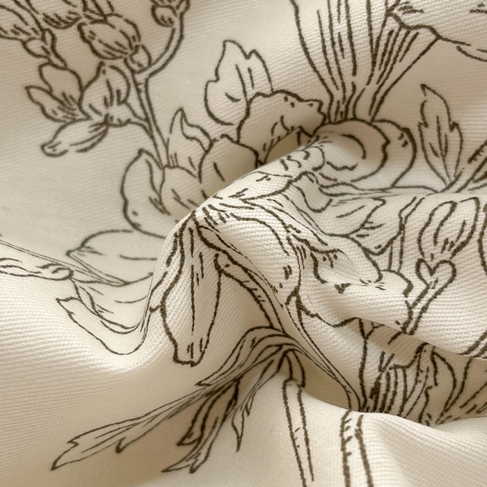 91家纺网 家纺一手货源 找家纺 （总）菲梵家纺 2025新款小清新喷气印花全棉单品被套