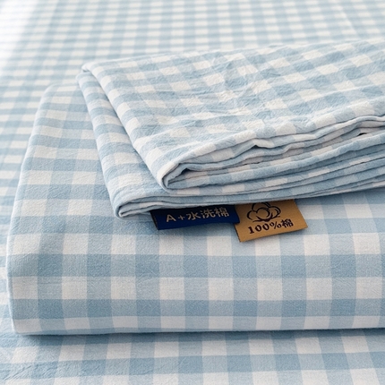 91家纺网 家纺一手货源 找家纺 （总）温眠 2025新款A类全棉色织水洗棉床单