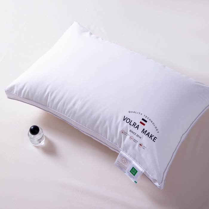 91家纺网 家纺一手货源 找家纺 凌云家纺 2025新款全棉高中低枕60新疆长绒棉立体5星级酒店枕纯棉白色枕 全棉高枕芯