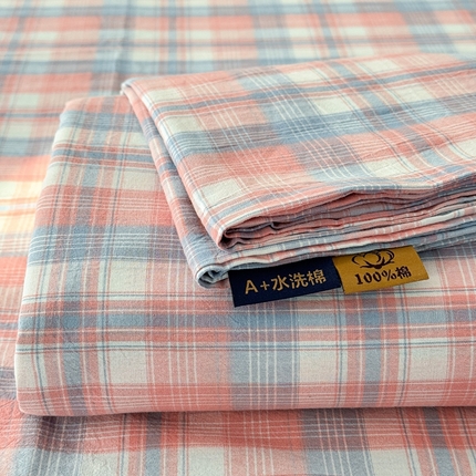 91家纺网 家纺一手货源 找家纺 （总）温眠 2025新款A类全棉色织水洗棉床单