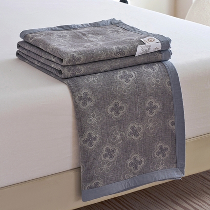 91家纺网 家纺一手货源 找家纺 （总）棠薇家纺 2025新款四季款加厚复合多功能双层纱盖毯床盖毯子沙发盖巾