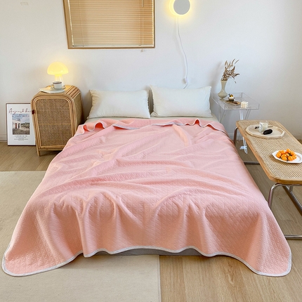 尺素 2025新款针织棉夏被系列-莫兰迪 莫兰迪-粉玉
