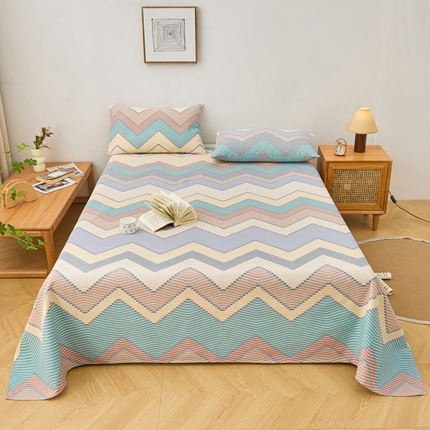 91家纺网 家纺一手货源 找家纺 （总）金泰莱 2025年新款印花原棉标老粗布床单