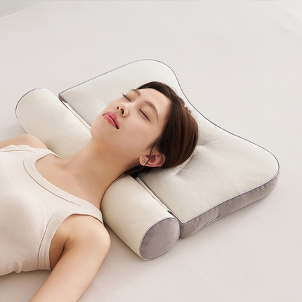 91家纺网 家纺一手货源 找家纺 （总）乐可 2025新款针织荞麦牵引枕 枕头枕芯