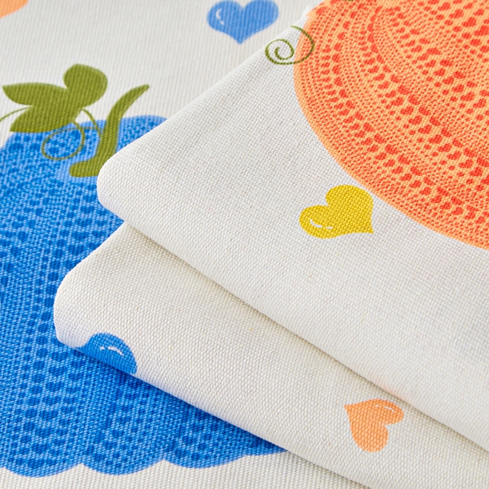 91家纺网 家纺一手货源 找家纺 首爱家纺 2025新款印花原棉标老粗布床单老粗布凉席软凉席 百变南瓜