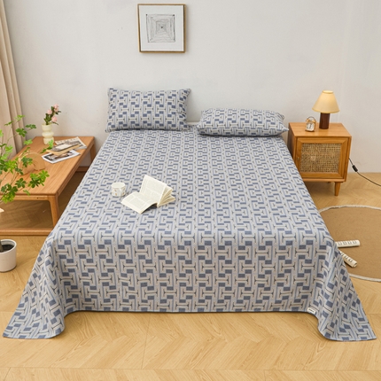 91家纺网 家纺一手货源 找家纺 （总）金泰莱 2025年新款印花原棉标老粗布床单