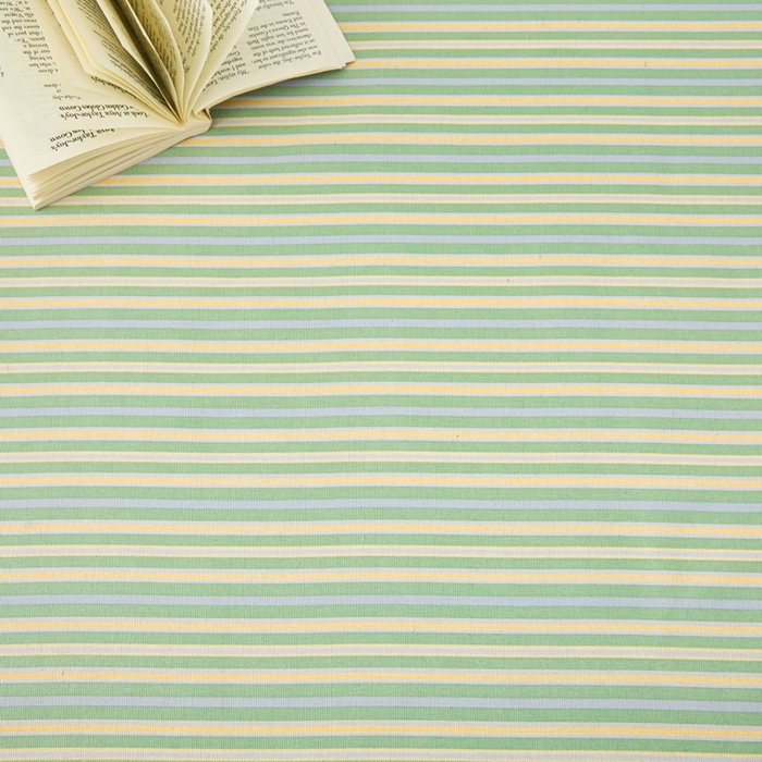 91家纺网 家纺一手货源 找家纺 棉乐町家居 2025年新款印花原棉标老粗布床单 果绿条