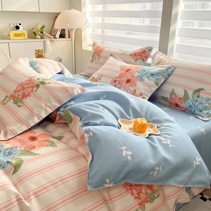 91家纺网 家纺一手货源 找家纺 米瑞娜 2025新款植物羊绒四件套 梦华录