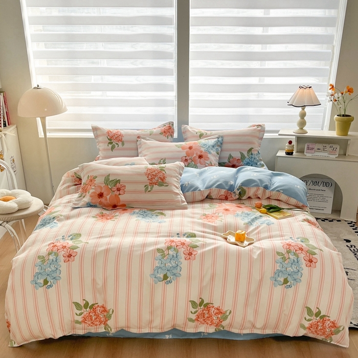 91家纺网 家纺一手货源 找家纺 米瑞娜 2025新款植物羊绒四件套 梦华录