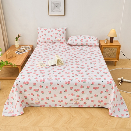 91家纺网 家纺一手货源 找家纺 （总）金泰莱 2025年新款印花原棉标老粗布床单