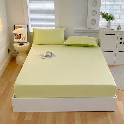 91家纺网 家纺一手货源 找家纺 （总）2025春夏新款双拼水洗棉全棉纯棉单品系列-单床笠