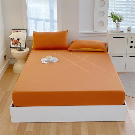 91家纺网 家纺一手货源 找家纺 （总）2025春夏新款双拼水洗棉全棉纯棉单品系列-单床笠