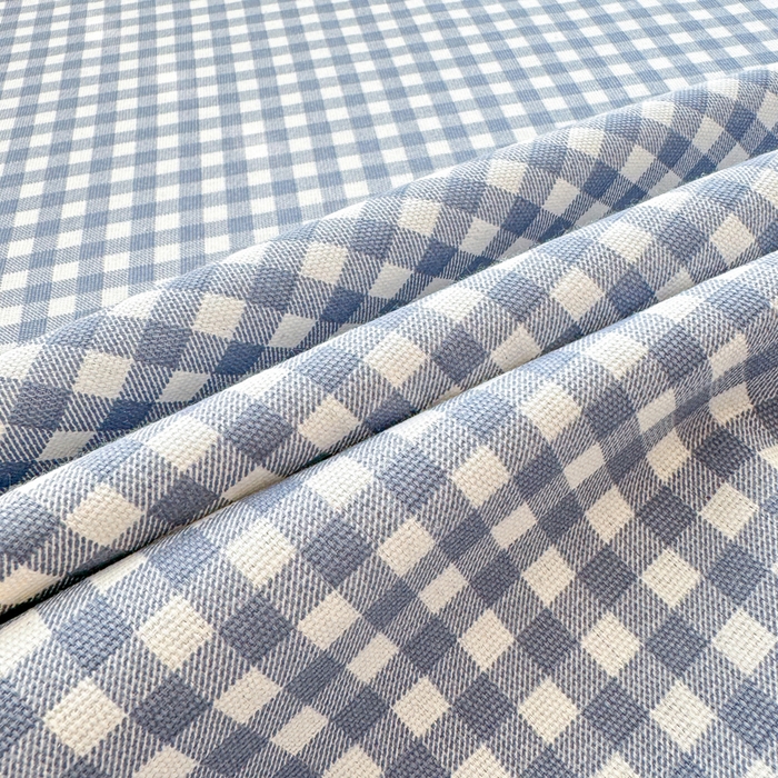 91家纺网 家纺一手货源 找家纺 首爱家纺 2025新款印花原棉标老粗布床单老粗布凉席软凉席 蓝小格