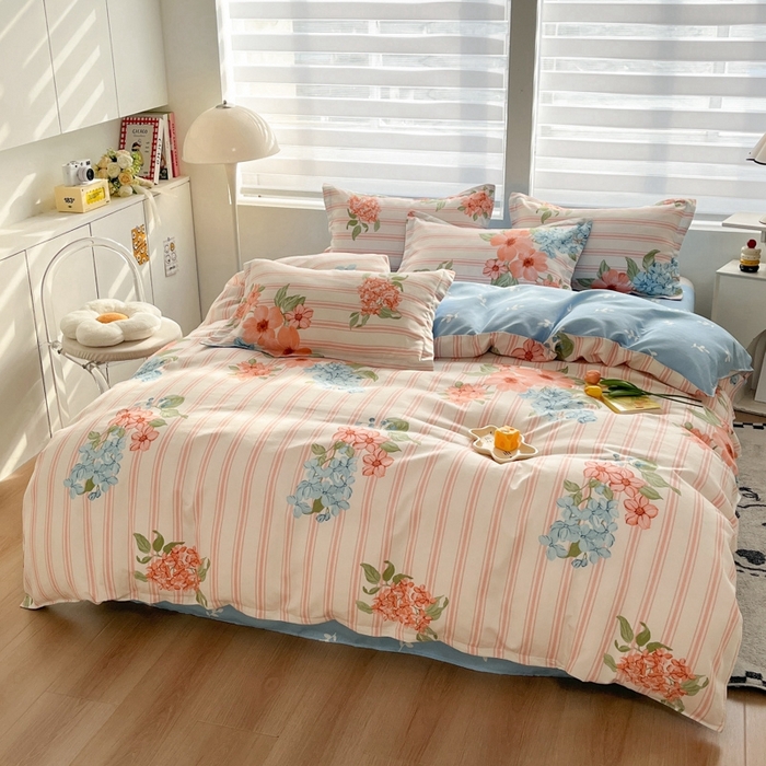 91家纺网 家纺一手货源 找家纺 米瑞娜 2025新款植物羊绒四件套 梦华录