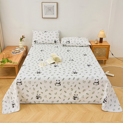 91家纺网 家纺一手货源 找家纺 （总）棉乐町家居 2025年新款印花原棉标老粗布床单