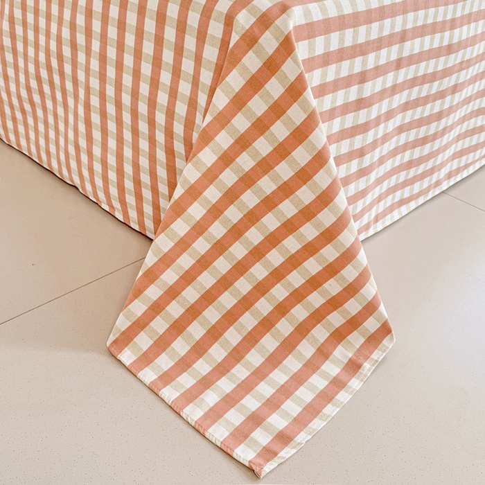 91家纺网 家纺一手货源 找家纺 棉乐町家居 2025年新款印花原棉标老粗布床单 艾格