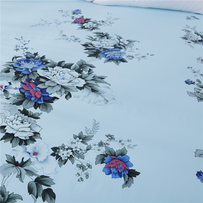 91家纺网 家纺一手货源 找家纺 居美良品 2025新款国民床单老式床单老粗布床单老上海床单-富贵牡丹花边款 富贵牡丹花边款-浅绿