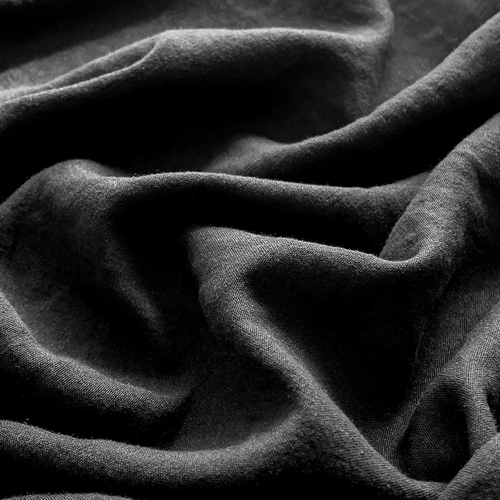 91家纺网 家纺一手货源 找家纺 恬澳家纺 2025新款森系水洗棉无印风单床笠 森系-墨黑