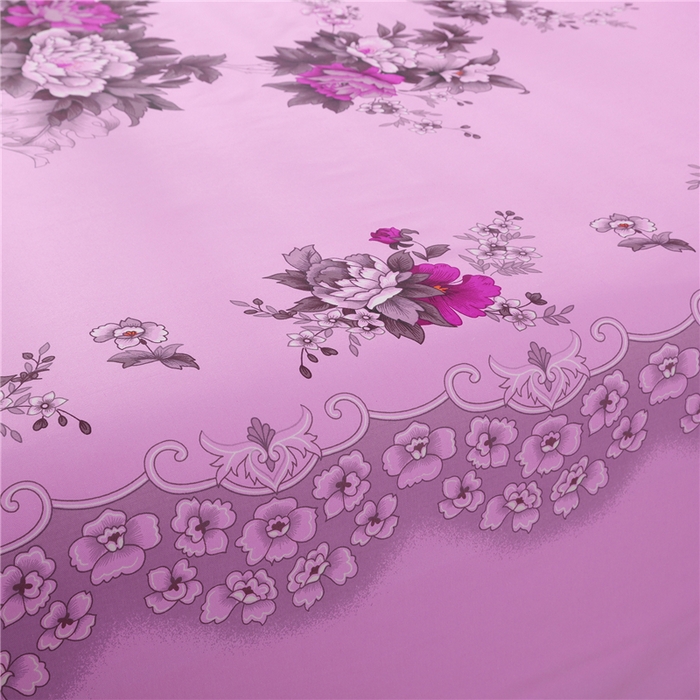 91家纺网 家纺一手货源 找家纺 居美良品 2025新款国民床单老式床单老粗布床单老上海床单-富贵牡丹花边款 富贵牡丹花边款-粉色