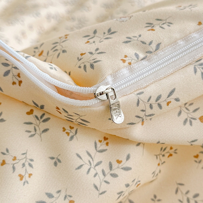 91家纺网 家纺一手货源 找家纺 壹号库 2025秋冬新款针织双层纱小清新印花四件套（专版花型） 安琪拉兔