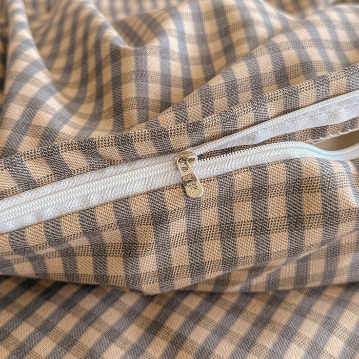 91家纺网 家纺一手货源 找家纺 壹号库 2025秋冬新款针织双层纱小清新印花四件套（专版花型） 罗格先生