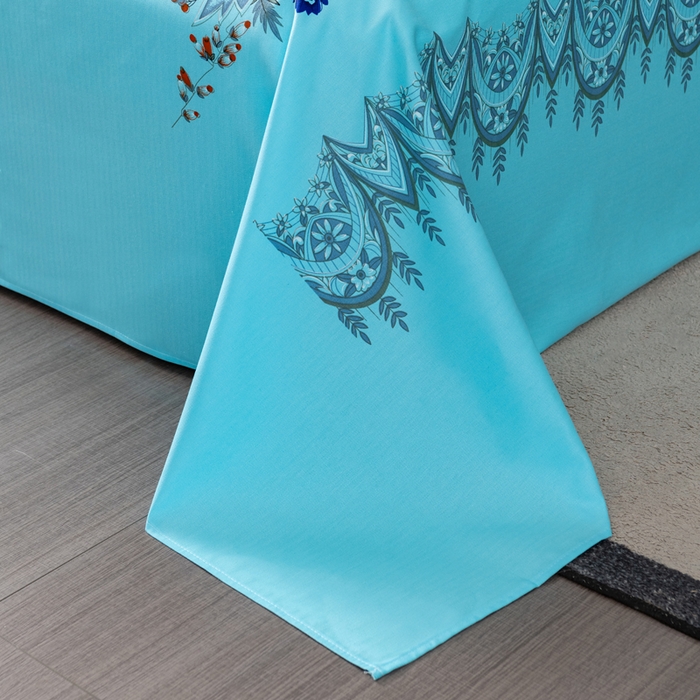 91家纺网 家纺一手货源 找家纺 居美良品 2025新款国民老上海床单 经典牡丹-浅绿