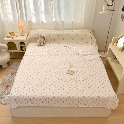 91家纺网 家纺一手货源 找家纺 寻米 2025新款全棉印花旅行睡袋系列 花漾