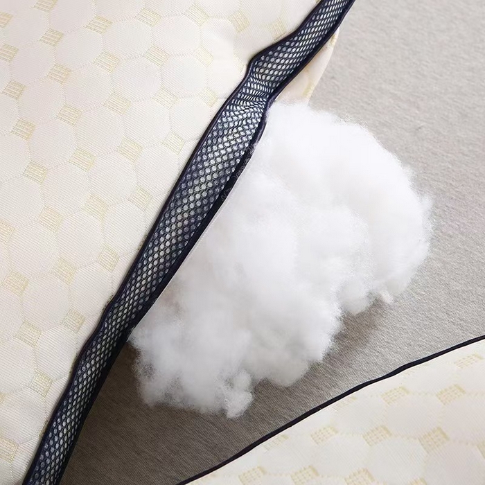 91家纺网 家纺一手货源 找家纺 （总）2025新款三分区针织棉透气水立方分区颗粒按摩枕  枕头枕芯