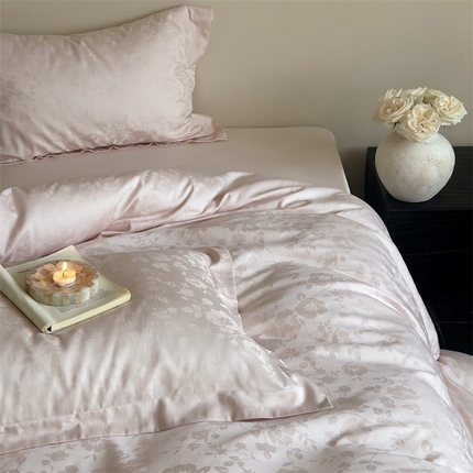 （总）鹿班家居 2025年春夏款100S长绒棉精美提花四件套-花岛与海（标准会员-20元）