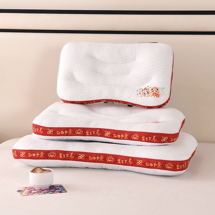 91家纺网 家纺一手货源 找家纺 （总）金牛枕芯 2025新款亲子组合枕针织卡通如意纹儿童学生成人枕头枕芯 