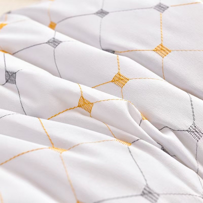 91家纺网 家纺一手货源 找家纺 （总）2025新款立体绗缝满天星酒店枕  枕头枕芯48*74cm