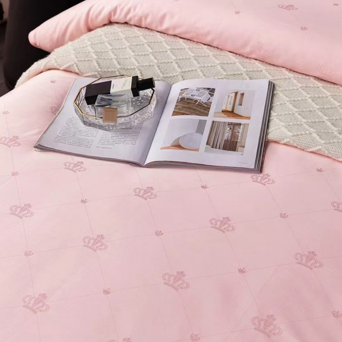 91家纺网 家纺一手货源 找家纺 缦纯家纺 2025新款皇冠桑蚕丝被手工蚕丝被春秋被冬被空调被子母被纯蚕丝被芯 皇冠粉玉