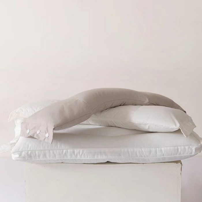 91家纺网 家纺一手货源 找家纺 （总）2025新款全棉可拆卸三拼功能枕  枕头枕芯40*60cm