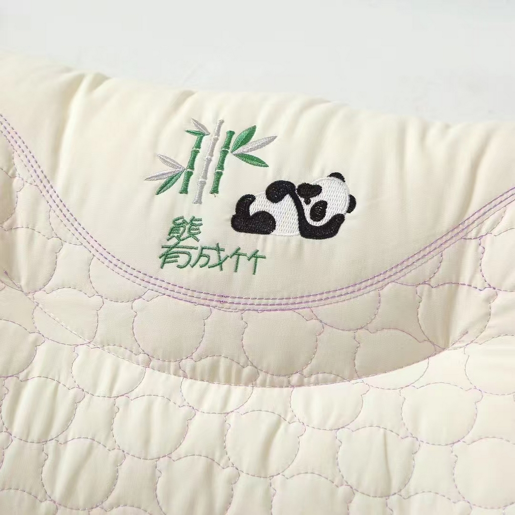 91家纺网 家纺一手货源 找家纺 （总）2025新款熊有成竹护颈枕立体枕头枕芯48x74cm/只