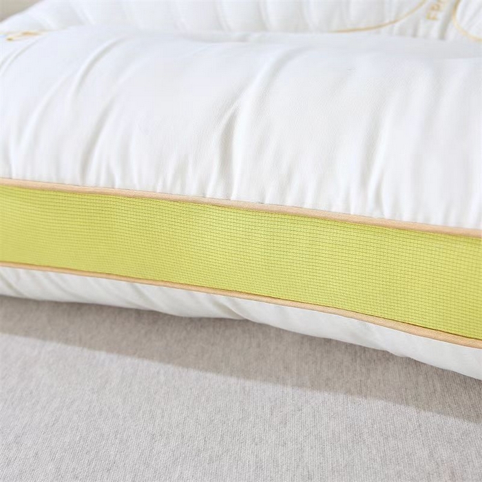 91家纺网 家纺一手货源 找家纺 （总）2025新款小奶蕉乳胶护颈枕  枕头枕芯48*74cm