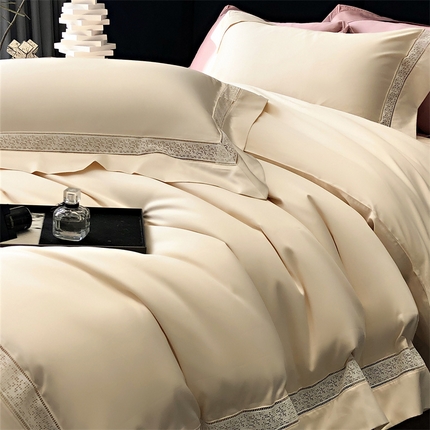 91家纺网 家纺一手货源 找家纺 （总）佳汐蓝家纺 2025新款160支全棉贡缎威尔系列四件套