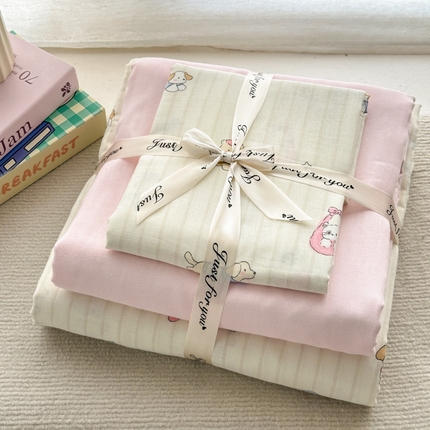 2025新款全棉A类双层纱四件套系列-叠拍 嬉戏谷