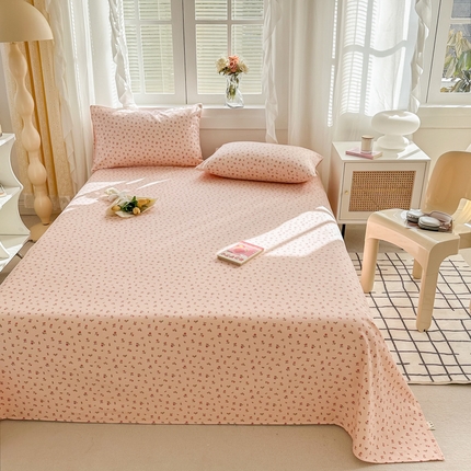 91家纺网 家纺一手货源 找家纺 （总）女子家纺 2025新款全棉老粗布A版单品床单