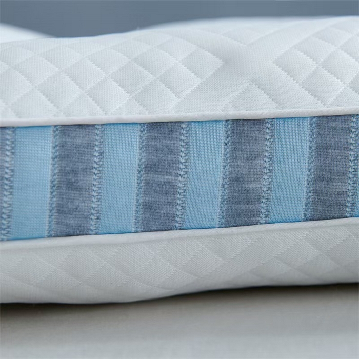 91家纺网 家纺一手货源 找家纺 （总）2025新款抗菌针织棉分区记忆spa枕  枕头枕芯66*43*6cm