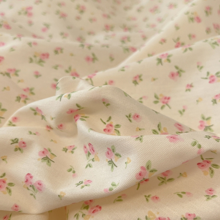 91家纺网 家纺一手货源 找家纺 蓝邻家纺 2025年新款全棉法式清新公主风双层花边四件套系列 嫣然-粉