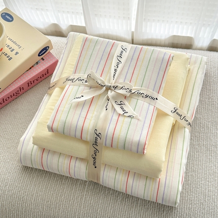 2025新款全棉A类双层纱四件套系列-叠拍 简约派